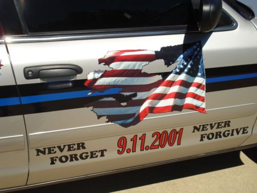 2008 FORD CVPI CUSTOM SHOW CAR, 9-11 TWIN TOWERS MEMORIAL TRIBUTE, COP CAR, L@@K, US $6,999.99, image 2