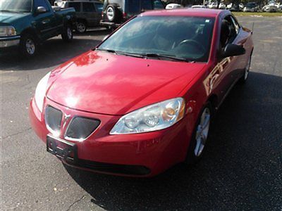 2007 pont hardtop convertible automatic v6 a/c only  56k miles power windows red