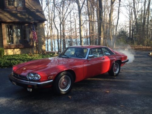 1989 jaguar xjs collection rouge coupe 2-door 5.3l