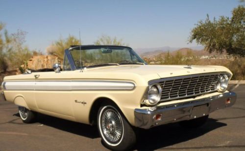1964 ford falcon sprint convertible rare options rust free in arizona  l@@ks