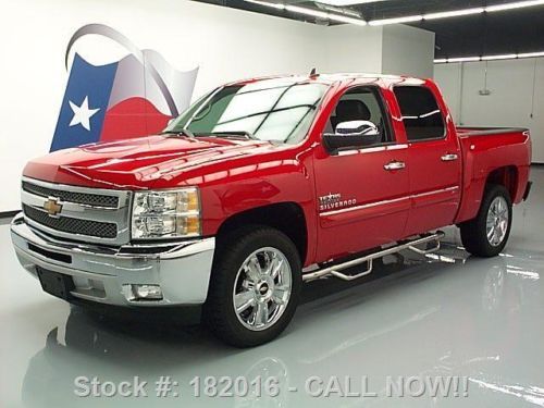 2012 chevy silverado texas ed lt crew leather 20&#039;s 21k texas direct auto