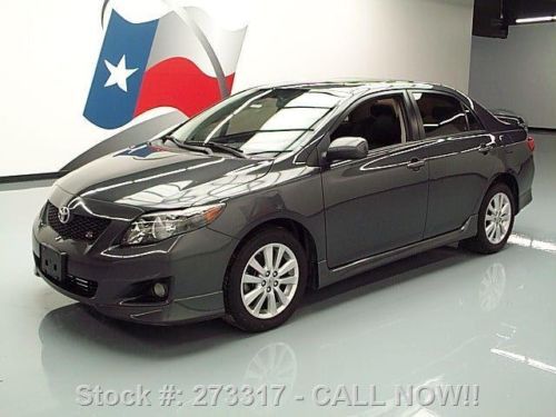 2010 toyota corolla s auto sunroof leather nav 55k mi!! texas direct auto