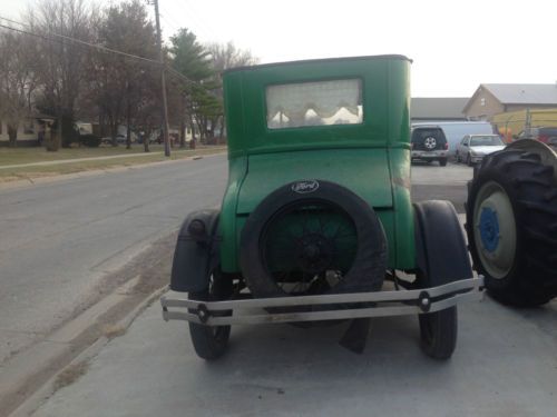 1927 tornado damaged model t