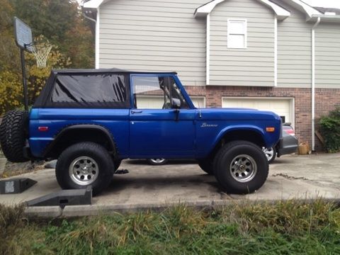 Classic ford bronco frame off restoration late model roller cam motor