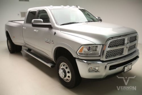 2013 drw laramie crew 4x4 navigation leather heated cummins diesel uconnect