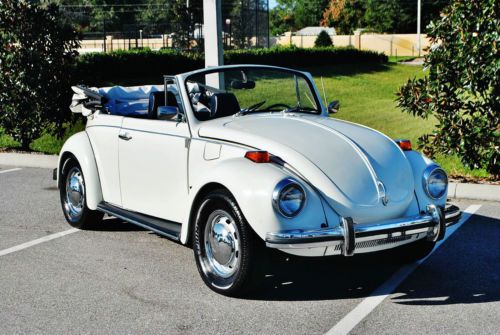 Really rare semi automatic 71 volkswagen beetle convertible fully restored mint