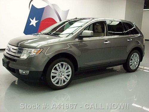 2010 ford edge ltd htd leather pano sunroof 20&#039;s 68k mi texas direct auto