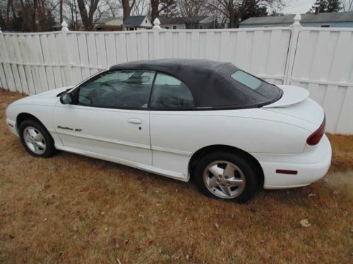 1999 pontiac sunfire gt convertible 2-door 2.4l