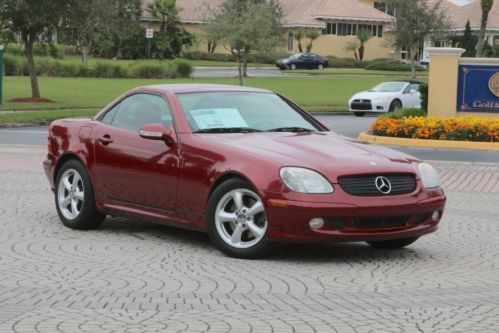 2003 mercedes benz slk320! v6! hardtop convertible! wood package! nice!