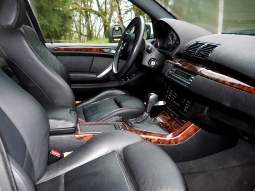 2004 BMW X5 4.4i Sport Utility 4-Door 4.4L Classic Alpine White & Black Leather, US $17,400.00, image 10