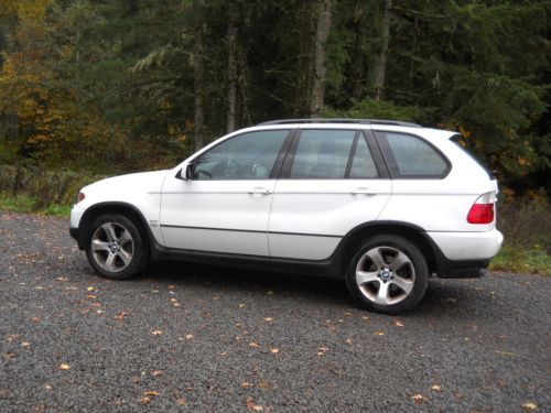 2004 BMW X5 4.4i Sport Utility 4-Door 4.4L Classic Alpine White & Black Leather, US $17,400.00, image 16