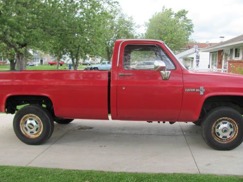 1987 chevy k20 custom deluxe 4x4