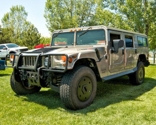 2001 hummer h1 wagon - pewter - intercooler, body lift, cepek shocks, ctis, mods