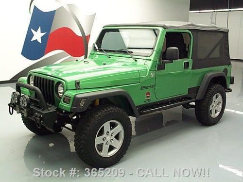 2005 jeep wrangler unltd convertible 4x4 lifted 50k mi texas direct auto