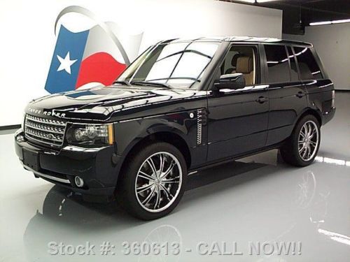 2012 range rover supercharged 4x4 sunroof nav dvd 39k! texas direct auto