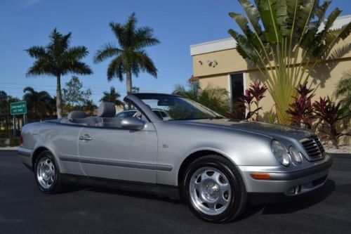 One owner clk320 florida convertible heated leather cd changer only 52k