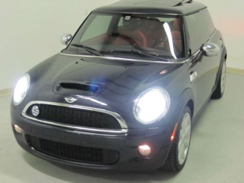 2007 mini cooper s - reedwood leather - 6 speed - astro black metallic - turbo!!