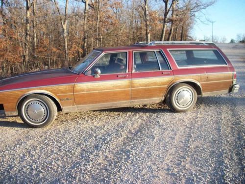 1984 olds classic custom cruiser woody wagon low miles 14k original! runs great