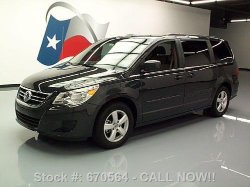 2011 volkswagen routan sel nav dual dvd rear cam 41k mi texas direct auto