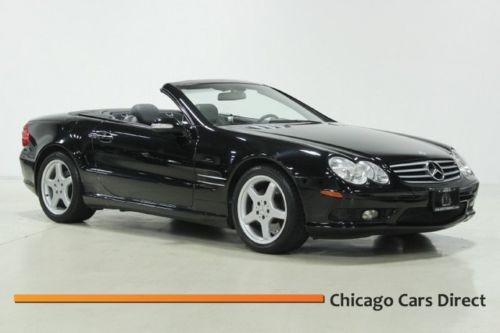 03 sl500 true sport sl2 bi-xenon ventilated seats blk-blk one owner