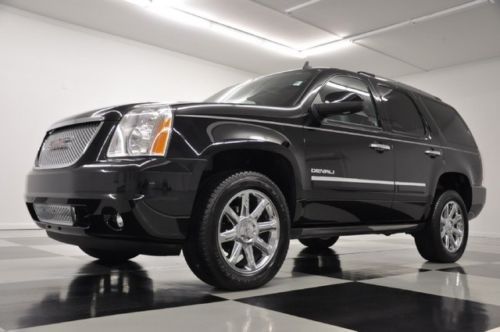 Awd denali navigation cld leather sunroof camera black 2014 yukon 4wd 13 sale