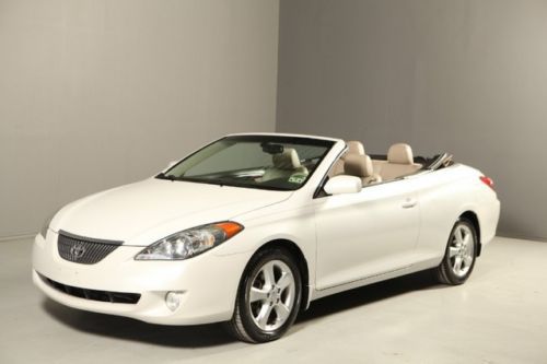 2004 toyota camry solara sle v6 convertible leather heated seats xenons wood !