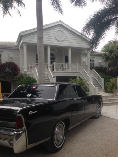 1964 lincoln continental black with tan interior 4 door