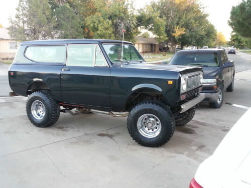 1974 international harvester scout ii 2. no res, 304 v8 project.  tc-143 tnsfr