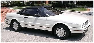 Collector&#039;s cadillac allante roadster (2 seater). less than 70,000 miles. 2 tops