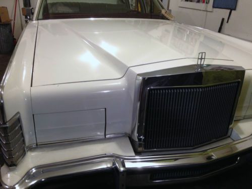 1979 Lincoln Continental Town Car Cartier 4 door White on White 77,000 miles, US $4,500.00, image 6
