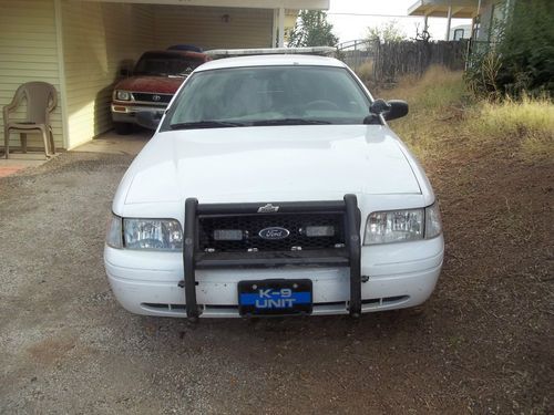 2008 ford crown vic police k-9 pckg