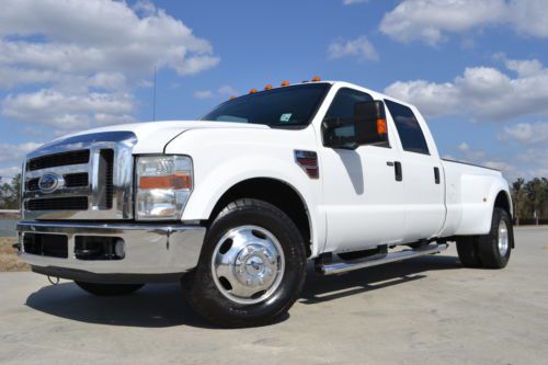 2009 ford f-350 crew cab xlt diesel leather