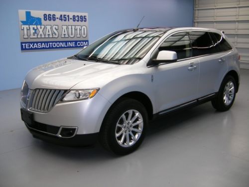 We finance!! 2011 lincoln mkx awd pano roof nav sync heated seat 36k texas auto