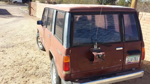 Isuzu trooper 1987 4wd running good tires towing hitch