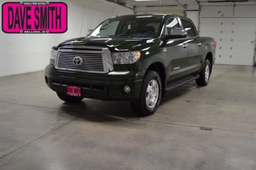 13 tundra limited 4x4 auto short box tonneau cover sunroof heated leather seats