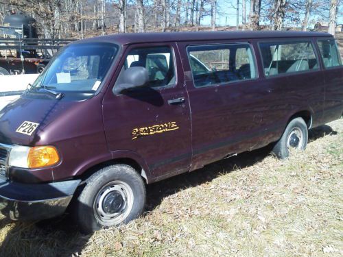 Dodge ram 3500 extended passenger van