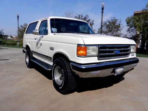 1-owner~brand new bfg tires~100% ca bronco~very clean 1991 1992 1993 1994 1989