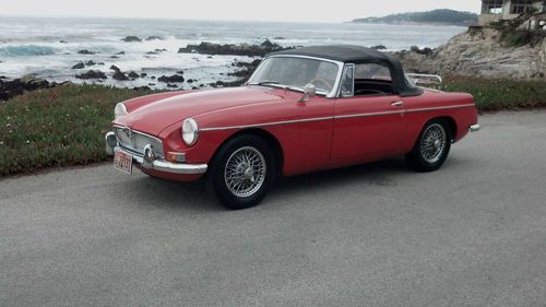 1965 mgb pull handle  pampered west coast car! excellent example!!!!