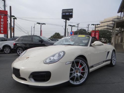 2011 porsche boxster spyder convertible alloy wheels sport plus