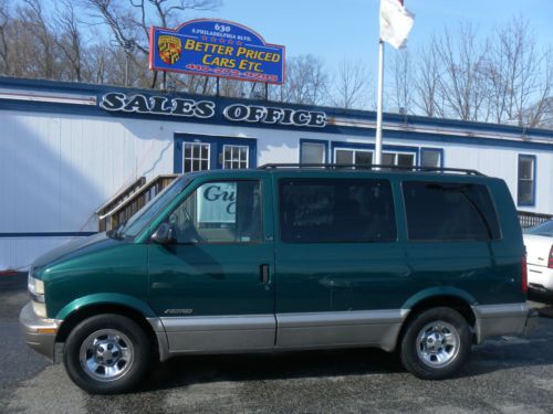 2002 chevrolet astro ls extended passenger van 3-door 4.3l no rust, 8 passenger