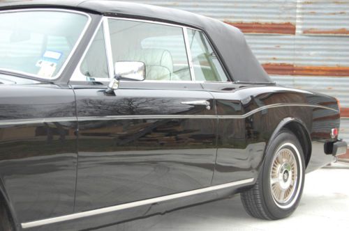 1980 Rolls-Royce Corniche II Convertible, Black / Beige, Well Documented History, US $57,900.00, image 3