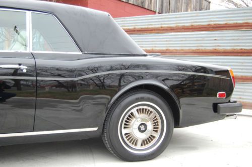 1980 Rolls-Royce Corniche II Convertible, Black / Beige, Well Documented History, US $57,900.00, image 4