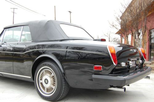 1980 Rolls-Royce Corniche II Convertible, Black / Beige, Well Documented History, US $57,900.00, image 6