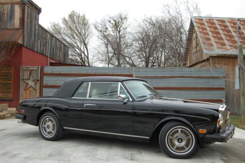 1980 Rolls-Royce Corniche II Convertible, Black / Beige, Well Documented History, US $57,900.00, image 7