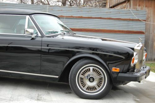 1980 Rolls-Royce Corniche II Convertible, Black / Beige, Well Documented History, US $57,900.00, image 8