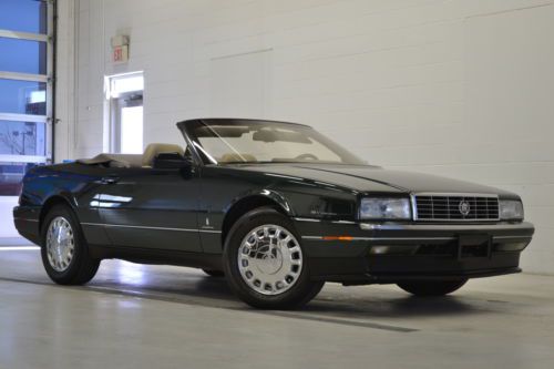 93 cadillac allante convertible base 24k leather power everything digital auto