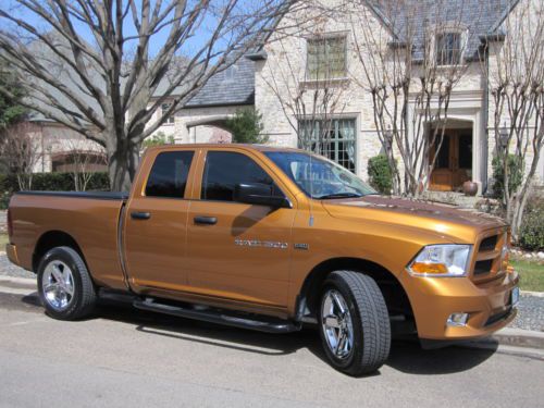 2012 dodge ram 1500 quad cab hemi. 1 owner. immaculate. reduced $. free shipping