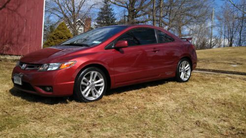 2007 habenero red honda civic si coupe