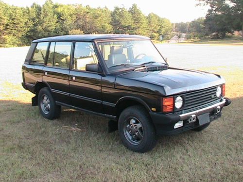 1995 land rover range rover classic, county lwb, beluga black