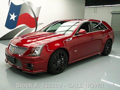 2012 cadillac ctsv wagon pano sunroof nav recaro 22k mi texas direct auto